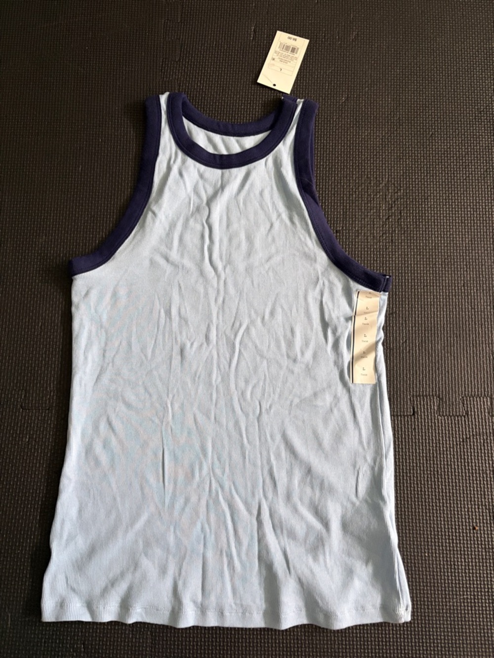 Target Blue & Navy Ribbed Tank Top